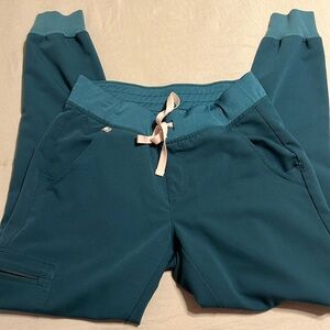 Figs Zamora joggers xs teal blue scrubs